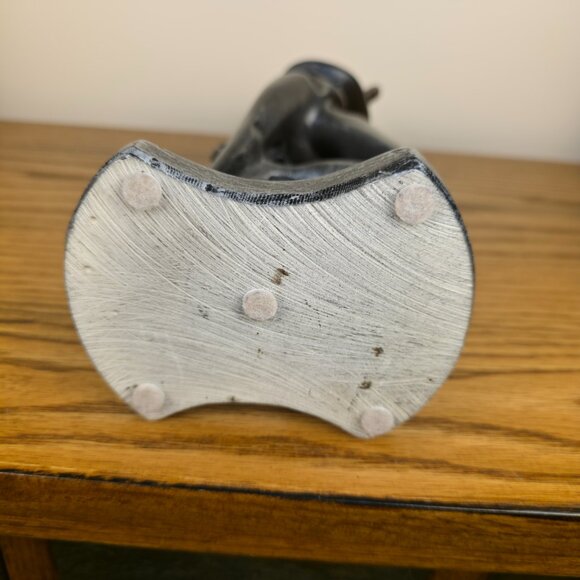 Abstract Embracing Couple Statuette • Modern Figurative Sculpture • 11.5" - Picture 10 of 10